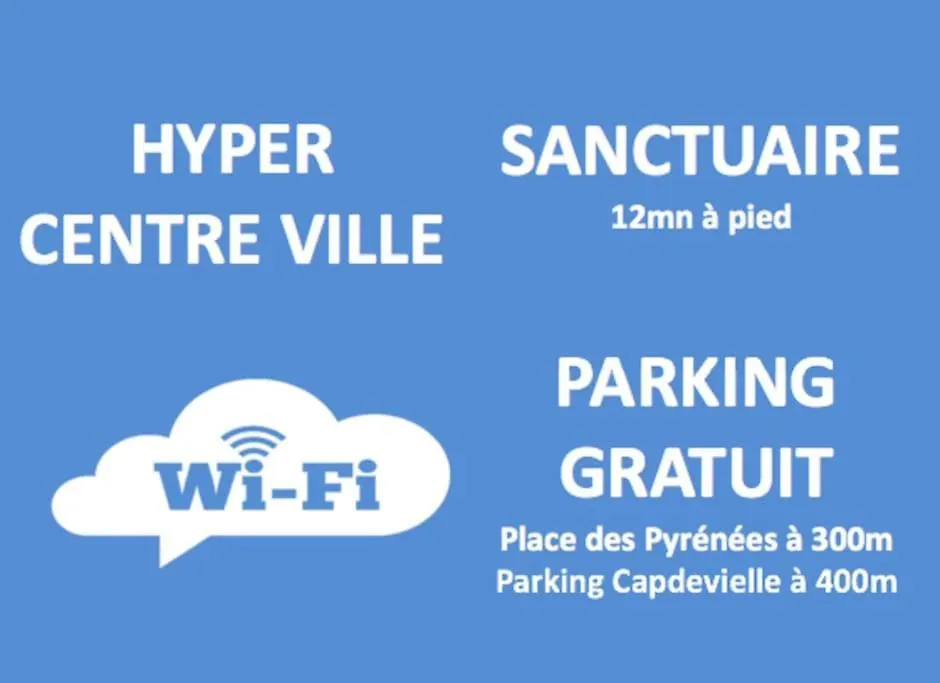 L'Harmonie 72M2 - 2 Chambres Parentales - Rue De La Halle - Hyper Centre Lourdes 0*,  France